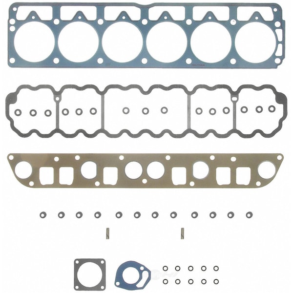 FelPro Engine Cylinder Head Gasket Set, HS 9076 PT3 HS 9076 PT3 Zoro