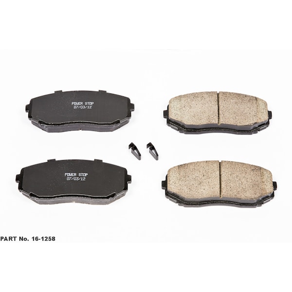 Powerstop Evolution Ceramic Disc Brake Pad - Front, 16-1258 16-1258 - main
