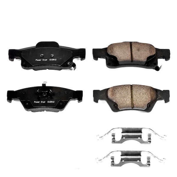 Powerstop Z17 Evolution Plus Disc Brake Pad - Rear, 17-1498 17-1498 - main
