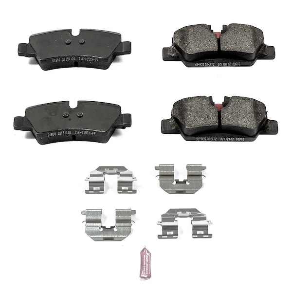 Powerstop Z17 Evolution Plus Disc Brake Pad - Rear, 17-1800 17-1800 - main