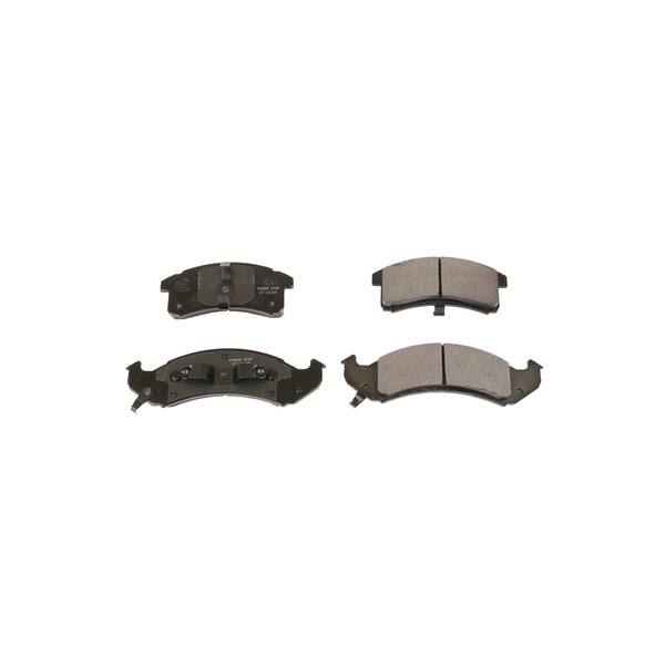 AM Autoparts Front Posi Metallic Disc Brake Pads Kit For Chevy Pontiac Saturn – 10 Year Warranty