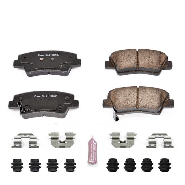 Powerstop Z23 Evolution Sport Carbon Fiber/Ceramic Brake Pads w/Hardware Kit Z23-1313 - main