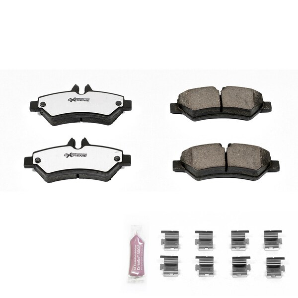 Powerstop Truck and Tow Severe Duty Disc Brake Pad - Rear, Z36-1317 Z36-1317 - main