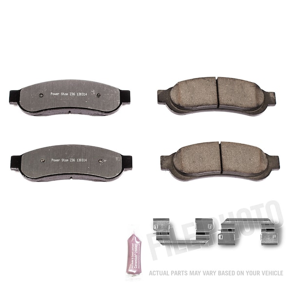 Powerstop Truck and Tow Severe Duty Disc Brake Pad - Rear, Z36-1334 Z36-1334 - main