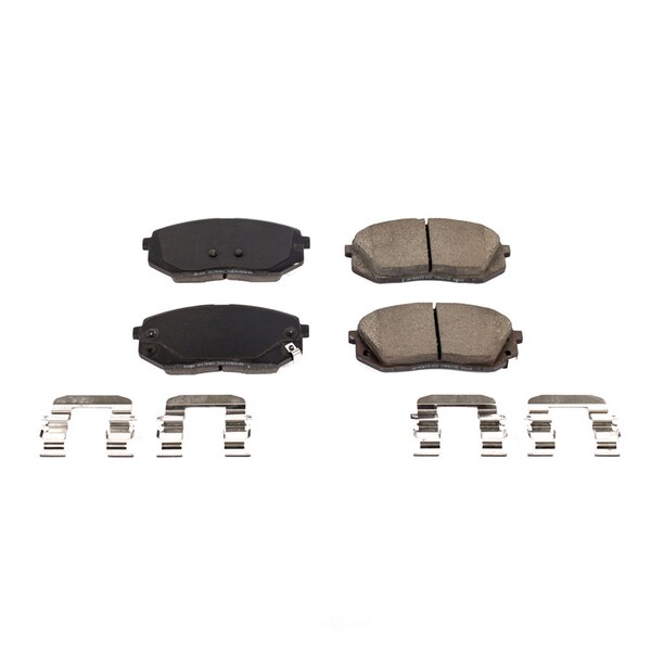 Power Stop Z17 Evolution Plus Disc Brake Pad - Front, 17-1826 17-1826