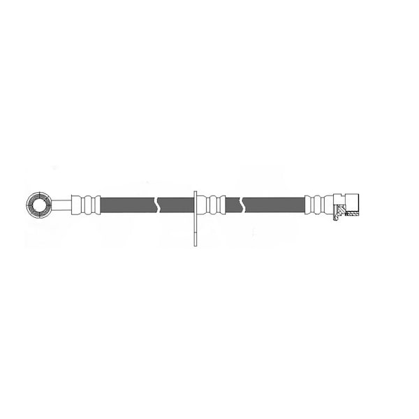 Centric Parts Brake Hydraulic Hose - Front, 150.40115 150.40115 - main
