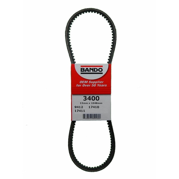 BANDO RED Keilriemen A134 – 13 X 3400 Li, Klassisch, Für Maschinenbau & Gartenbau, DIN 2215