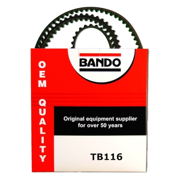 Bando Engine Timing Belt 1985-1989 Subaru XT 1.8L, TB116 TB116 - main