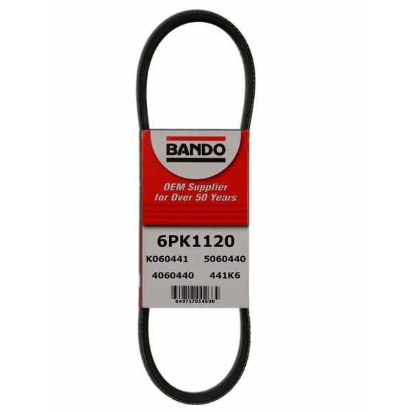 Bando Rib Ace Precision Engineered V-Ribbed Belt - Alternator, 6PK1120 6PK1120 - main