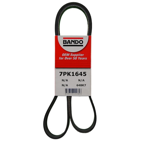 Bando Serpentine Belt, 7PK1645 7PK1645 - main