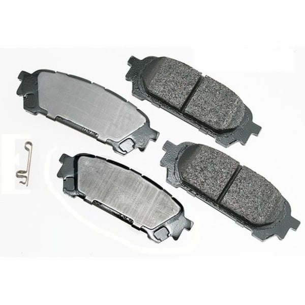 Akebono ProACT Ultra Premium Ceramic Pads - Rear, ACT1004 ACT1004 - main