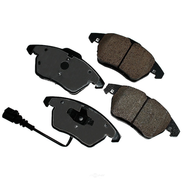 Akebono Euro Ultra Premium Ceramic Pads - Front, EUR1107 EUR1107 - main