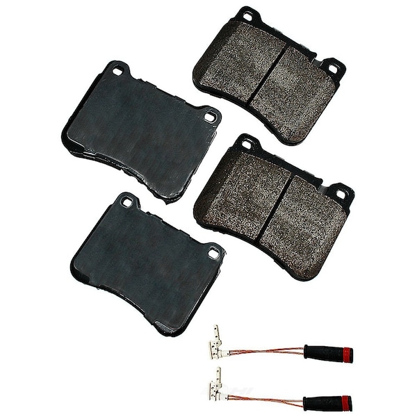 Akebono Euro Ultra Premium Ceramic Pads - Front, EUR1121 EUR1121 - main