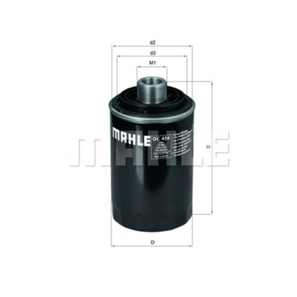 thumbnail image 2 of MAHLE OC456 Screw-On Engine Oil Filter – Genuine, Durable, Perfect Fit 2 of 6