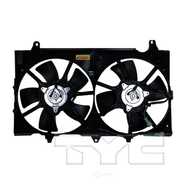 Tyc Dual Radiator and Condenser Fan Assembly 2007-2008 Nissan 350Z, 621810 621810 - main