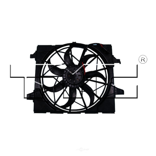 Tyc Dual Radiator and Condenser Fan Assembly, 622660 622660 - main
