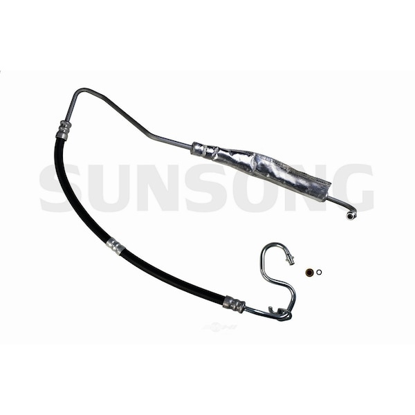 Sunsong Power Steering Pressure Line Hose Assembly 2000-2003 Ford Focus 2.0L 3401321 - main