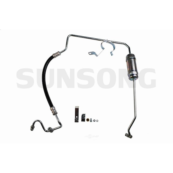 Sunsong Power Steering Pressure Line Hose Assembly 2002-2007 Ford Taurus 3402243 - main