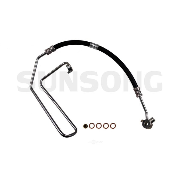 Sunsong Power Steering Pressure Line Hose Assembly 2000-2005 Lexus GS300 3.0L 3402668 - main