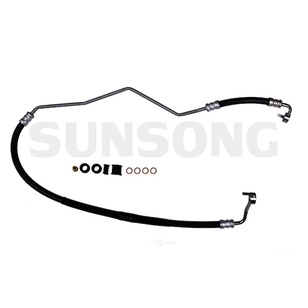 Sunsong Power Steering Pressure Line Hose Assembly 2010-2012 Mazda CX-7 2.5L 3402780 - main