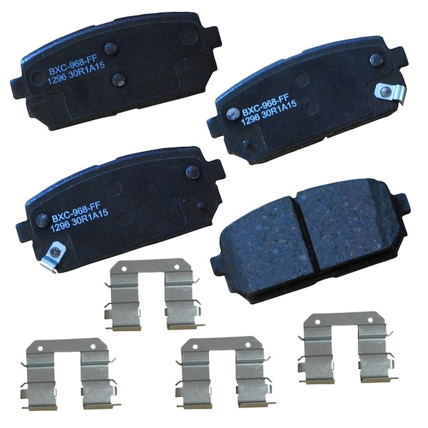 Stop By Bendix Disc Brake Pad Set 2007-2010 Kia Rondo 2.4L 2.7L, SBC1296, Rear SBC1296 - main