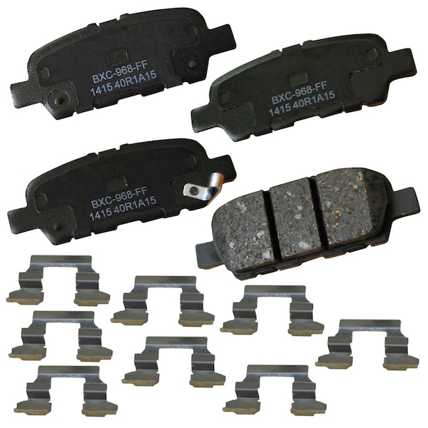 Stop By Bendix STOP Ceramic Disc Brake Pad - Rear, SBC1415 SBC1415 - main