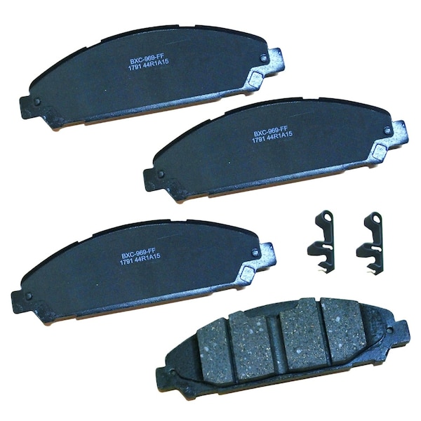 Stop By Bendix STOP Ceramic Disc Brake Pad - Front, SBC1791 SBC1791 - main