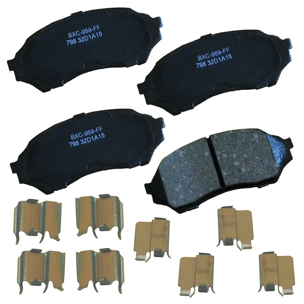 Stop By Bendix Disc Brake Pad Set 1999-2001 Mazda Protege 1.6L, SBC798, Front SBC798 - main