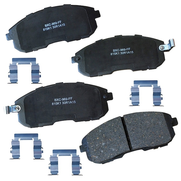 Stop By Bendix Disc Brake Pad Set 2008-2012 Suzuki SX4 2.0L, SBC815K1, Front SBC815K1 - main