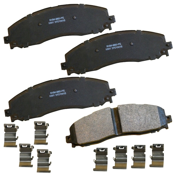 Stop By Bendix Stop Semi-Metallic Disc Brake Pad - Rear, SBM1691 SBM1691 - main