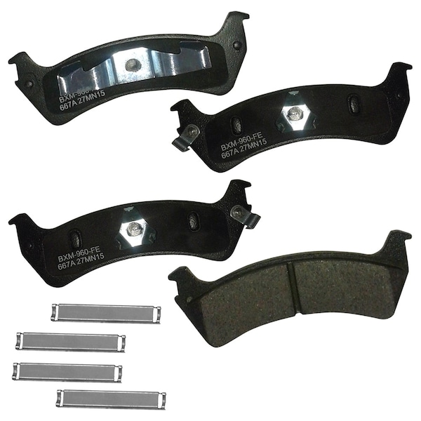 Stop By Bendix Disc Brake Pad Set 2004-2005 Ford Explorer Sport Trac, SBM667A, Rear SBM667A - main