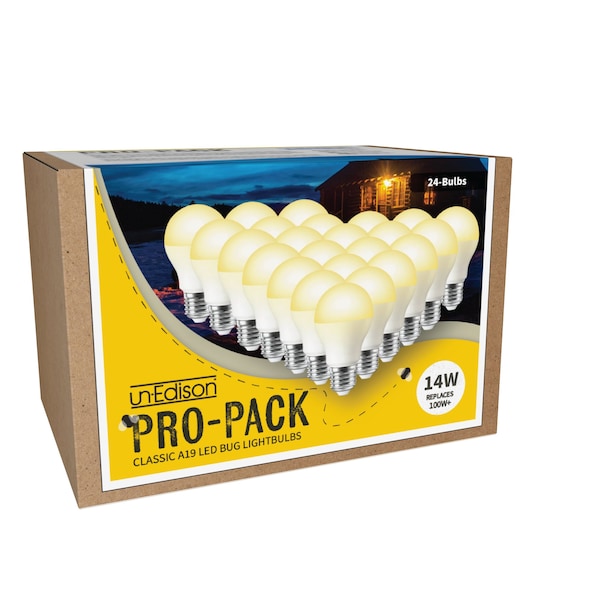 Miracle Led UnEdison LED Bug Light Pro-Pack 14W Replaces 100W+ Bulbs ...
