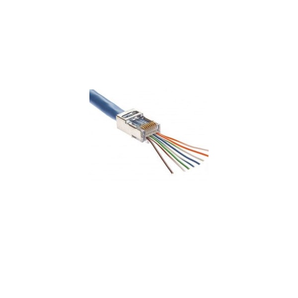 Smwetech Swe-Tech 3C Platinum Tools EZ-RJ45 Shielded Cat6/Cat5e Crimp Conn ...