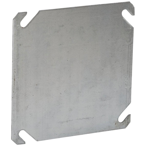 Southwire Electrical Box Cover, Square, Zinc Plated Steel, Blank/Flat ...
