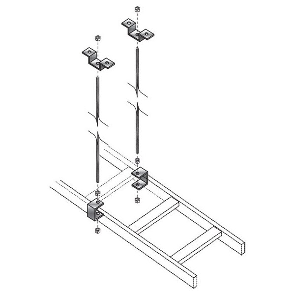 Black Box Ladder Rack Threaded Rod RM660 | Zoro