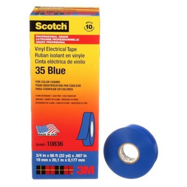 3M Scotch 35 Vinyl Electrical Tape - Blue