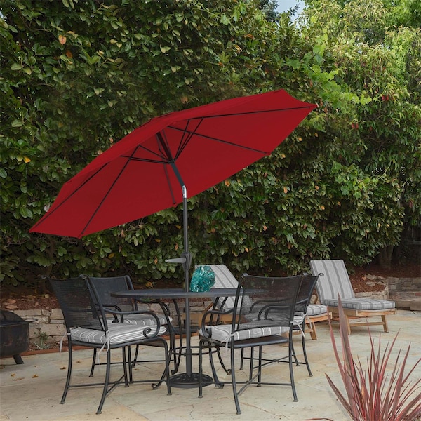 Pure Garden 10-Foot Outdoor Tilting Patio Umbrella, Red 50-100-R | Zoro Pure Garden 10-Foot Outdoor Tilting Patio Umbrella, Red 50-100-R | Zoro