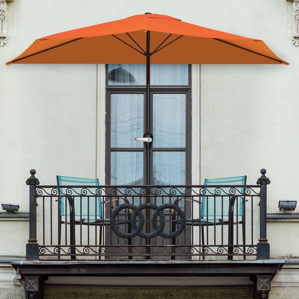 7.5 patio umbrella terra cotta Business & Pleasure Co. The Resort Market but create a radiant atmosphere outdoors. Patio Umbrella with Auto Tilt