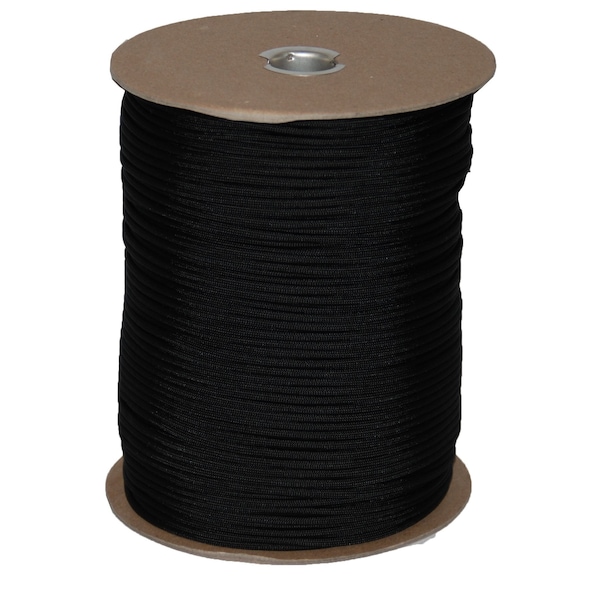 T.W. Evans Cordage Co. 1000 ft. Paracord Spool Black 6510B | Zoro