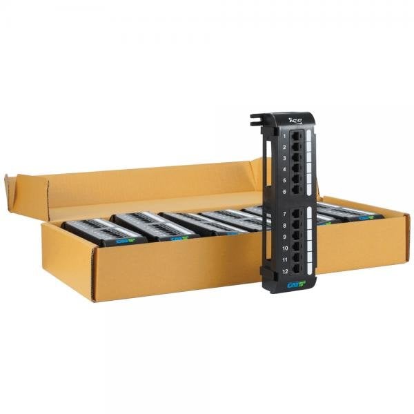 Icc PATCH PANEL, VERTICAL, CAT 5E, 12-PORT ICMPP12V5E - main