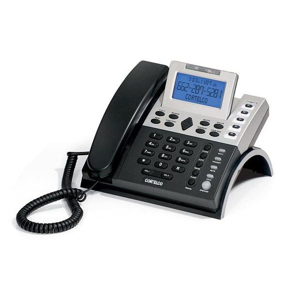 Cortelco ITT Patriot II 219200-VOE-27-F Standard Phone - Black - 1 x Phone Line - Hearing Aid Compatible 2192BK - main