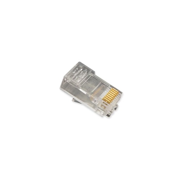 Icc PLUG, 8P8C, OVAL ENTRY, SOLID, 100PK ICMP8P8SRD - main