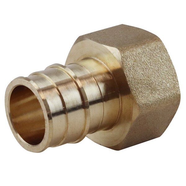 thumbnail image 2 of 10 Pack 1 Inch PEX X 1 Inch Female Sweat Adapters – Brass Crimp Fittings 2 of 4