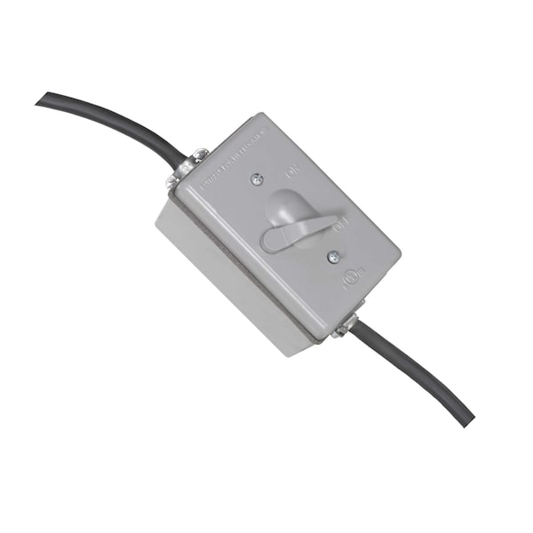The Outdoor Plus Weatherproof On/Off Switch 110V OPT-WPS110V | Zoro