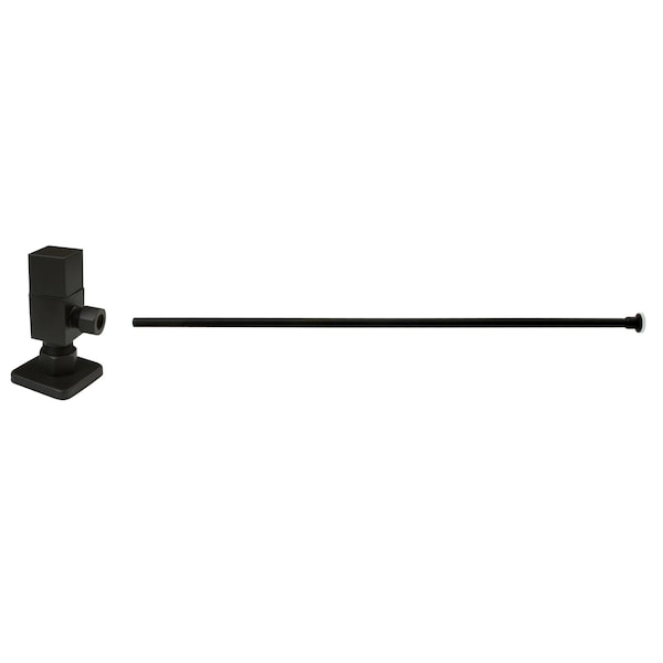 Westbrass A105QS-62 Matte Black Angle Stop Valve – 1/2