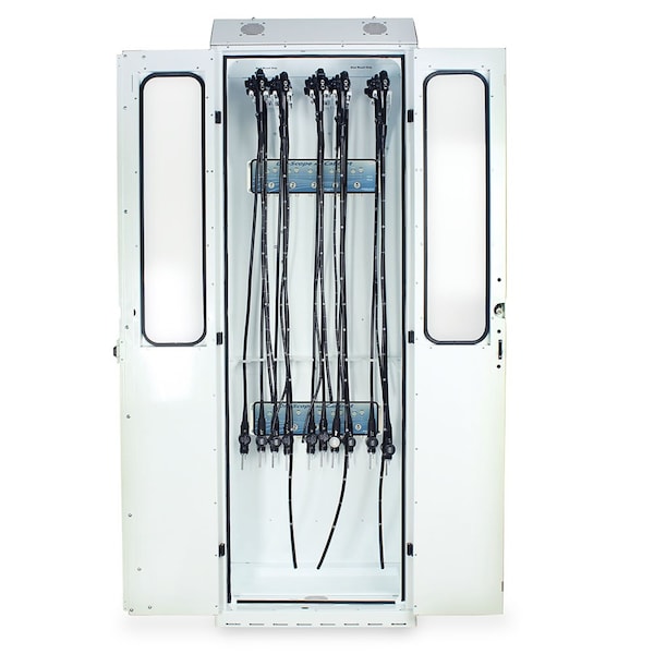 Secure A Scope Rack Harloff SureDry 10 Scope Cabinet with Dri-Scope Aid, Key Lock ...