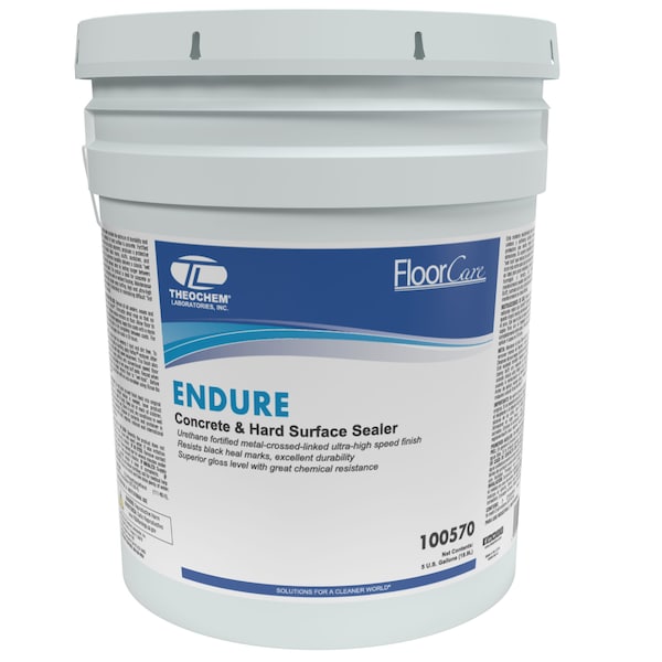 Theochem ENDURE CONCRETE & HARD SURFACE SEALER - 5 GL PAIL, Floor ...