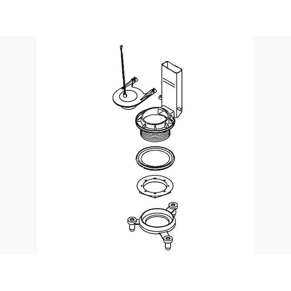 Kohler 1068622 Genuine Flush Valve Kit – Replacement For Select Kohler Toilets (OEM Part)
