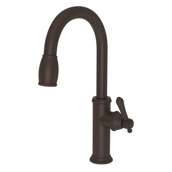 Newport Brass Pull-Down Kitchen Faucet in Oil Rubbed Bronze 1030-5103 ...