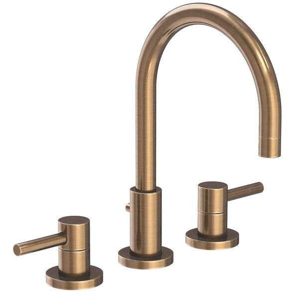 Newport Brass Widespread Lavatory Faucet in Antique Brass 1500/06